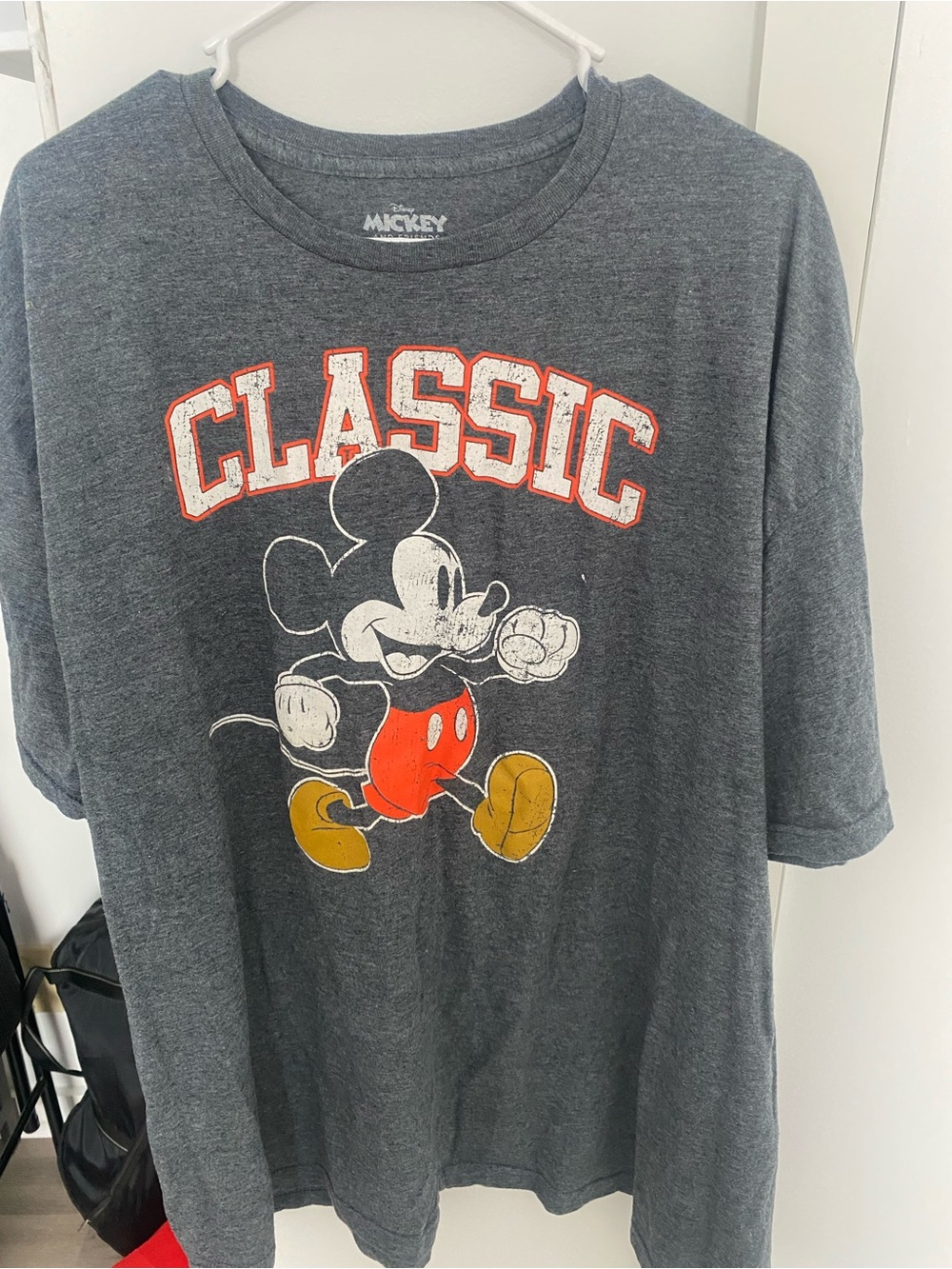 Disney Charcoal Gray 'Classic' Mickey Graphic Tee
